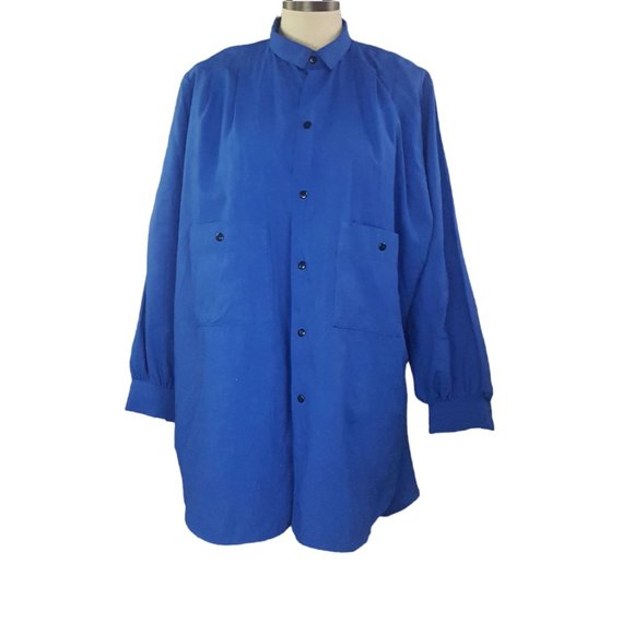 Vintage Sears The Fashion Place Women Plus sz Long Sleeves Buttons Down - Picture 2 of 8